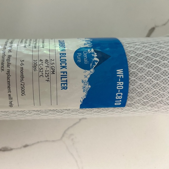 Denali Pure Carbon Filter for Water Filtration System NWT 2 Pieces - Picture 4 of 7